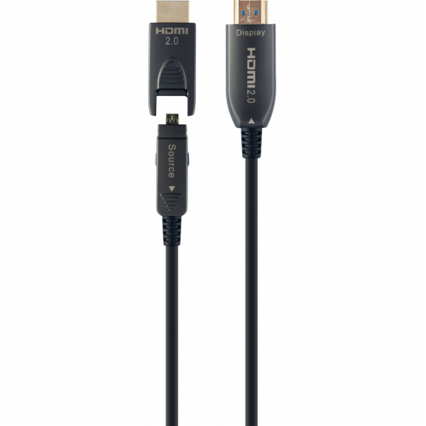 AOC High Speed HDMI s ethernetovým kabelem 50 m s D/A ada...