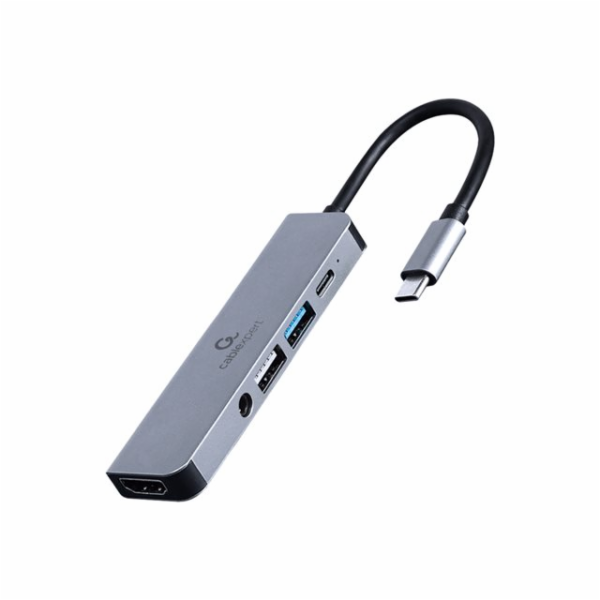 Gembird A-CM-COMBO5-02 USB Type-C 5-in-1 multi-port adapt...