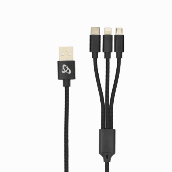 Sbox USB 2.0 8-pin/Type-C/Micro USB charging only 2.4A 1M...