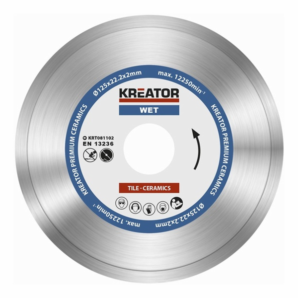 Kreator KRT081102 - Diamantový kotouč celoobvodový 125mm ...