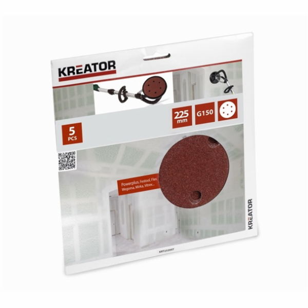 Kreator KRT232007 5ks Brusný kotouč 225m