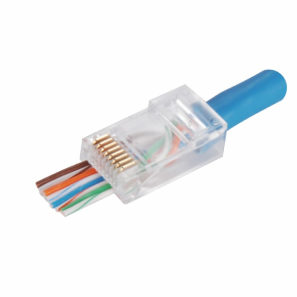 Průchozí zástrčka Alantec RJ45 UTP cat.6 (balení 100 ks) ...
