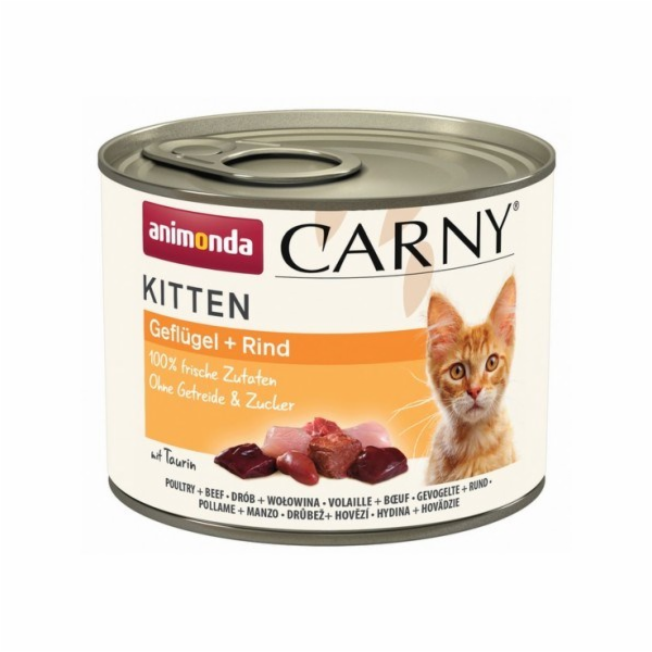 Animonda ANIMONDA Carny Kitten příchuť: hovězí a krůtí sr...