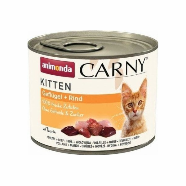 Animonda ANIMONDA Carny Kitten příchuť: hovězí a krůtí sr...