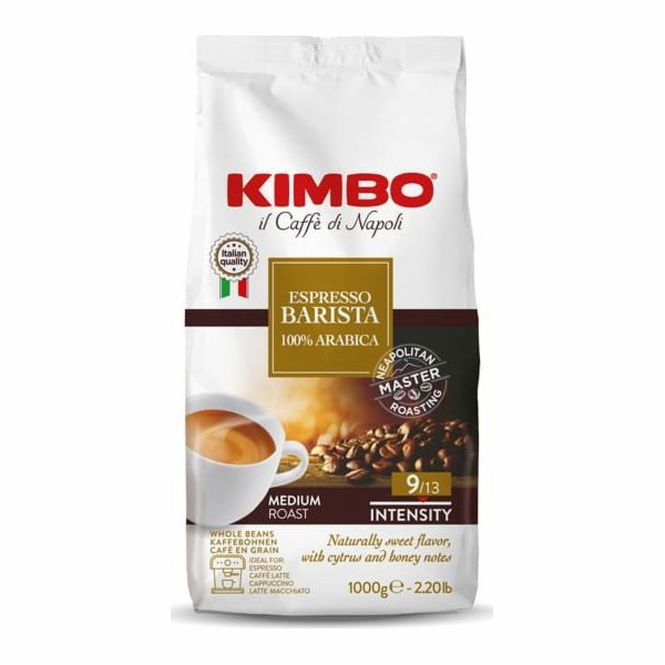 Kimbo Espresso Barista Arabica 100% 1kg bean coffee