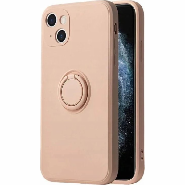 OEM pouzdro Silicon Ring pro iPhone 13 růžové