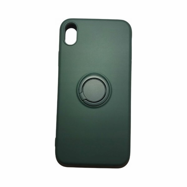 OEM pouzdro se silikonovým prstenem pro iPhone X/XS zelené