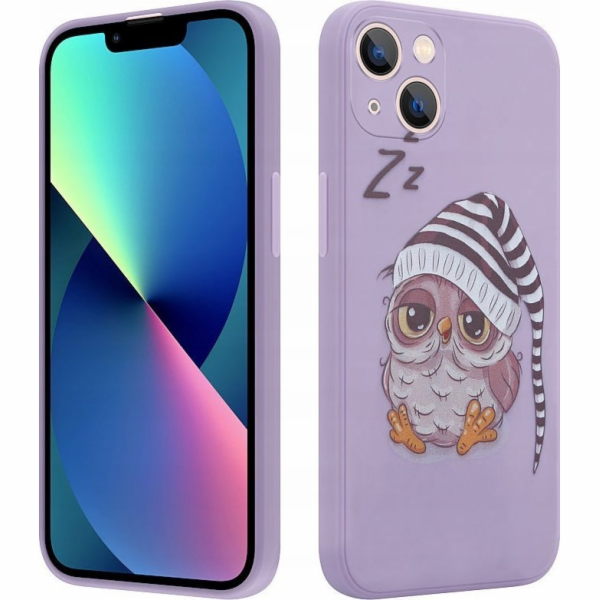 Maxximus MX OWL SLEEPY IPHONE 12 PRO MAX FIALOVÁ / FIALOVÁ