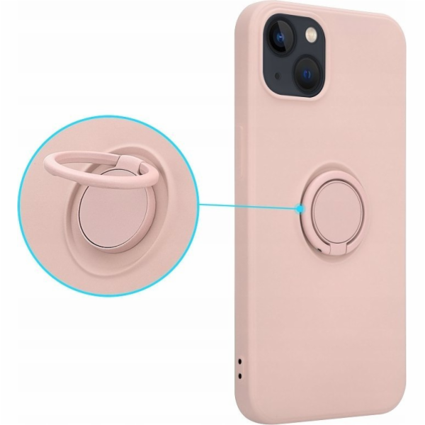 OEM pouzdro Silicon Ring pro iPhone XR růžové