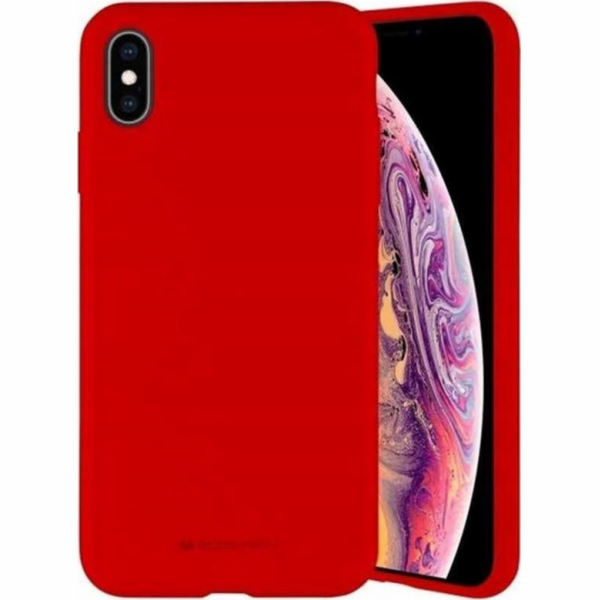 Mercury SILIKONOVÉ POUZDRO SAMSUNG A73 5G ČERVENÉ / ČERVENÉ