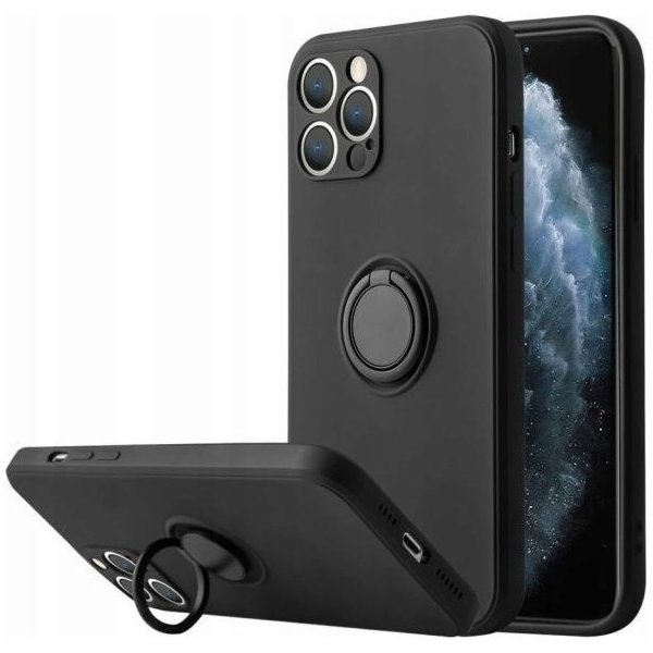 OEM pouzdro se silikonovým prstenem pro Iphone 13 PRO černé