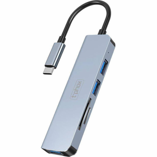 T-Phox HUB stanice/replikátor T-PHOX TPH2041 5V1 USB-C/HD...