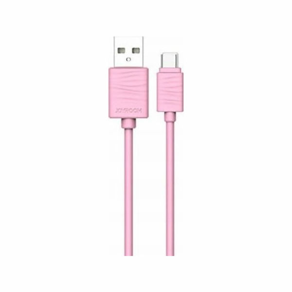 Joyroom USB kabel JOYROOM RYCHLÝ KABEL TYPU C 1M RŮŽOVÝ, ...