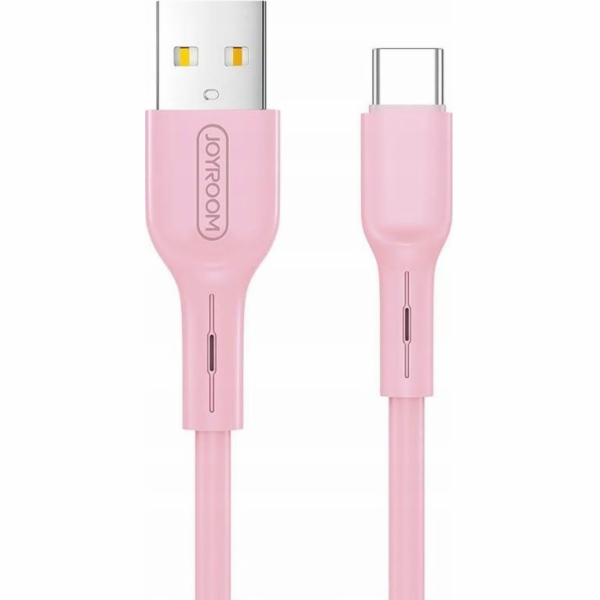 Joyroom USB kabel JOYROOM CABLE BAREVNÝ TYP-C 1M RŮŽOVÁ, ...