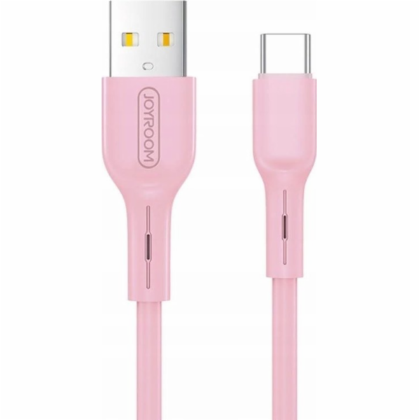 Joyroom USB kabel JOYROOM COLORFUL LIGHTNING CABLE 1M RŮŽ...