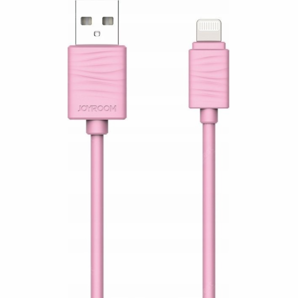 Joyroom USB kabel JOYROOM FAST LIGHTNING CABLE 1M RŮŽOVÝ,...