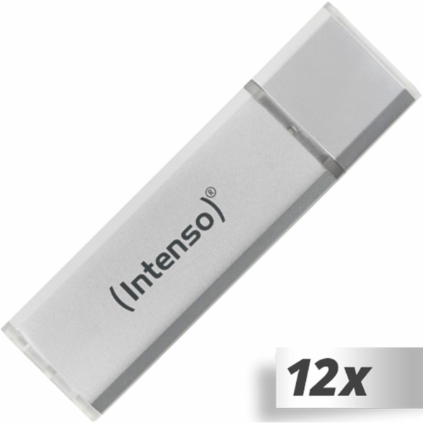 12x1 Intenso Alu Line silber 4GB USB Stick 2.0