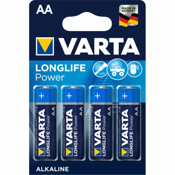 20x4 Varta Longlife Power Mignon AA LR 6          VPE Inn...