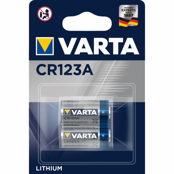 10x2 Varta Professional CR 123 A VPE Innenkarton