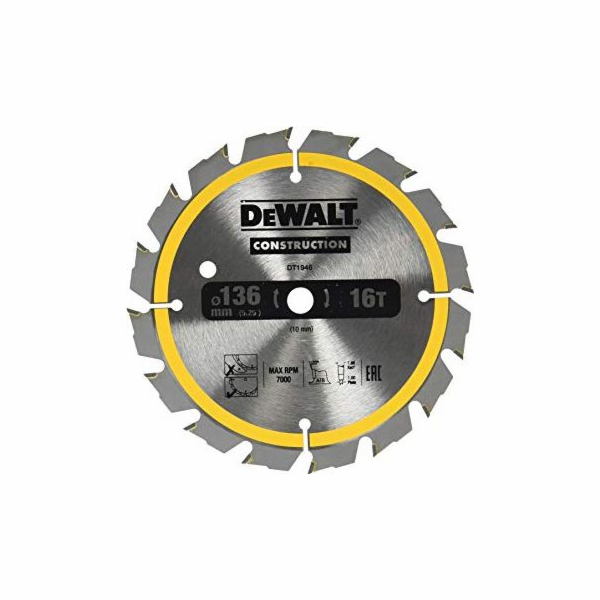 Pilový kotouč Dewalt.136x10mmx24z Dt1947-qz