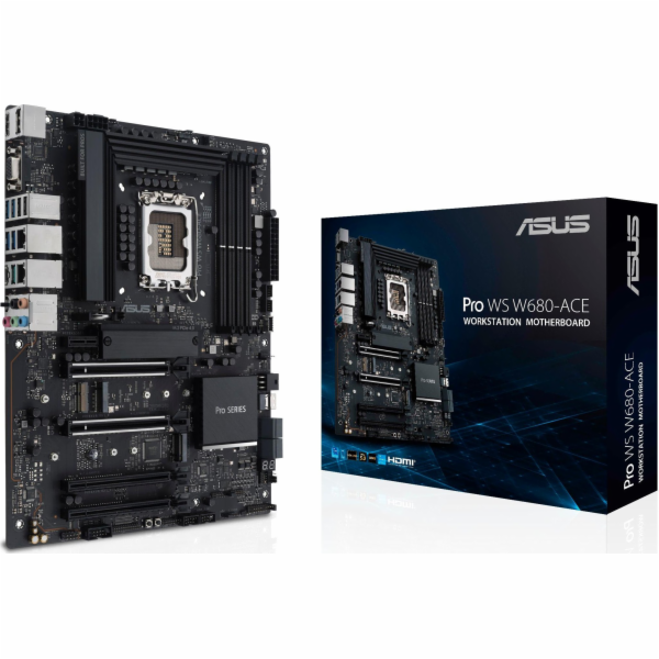 ASUS MB Sc LGA1700 PRO WS W680-ACE, Intel W680, 4xDDR5, 1...