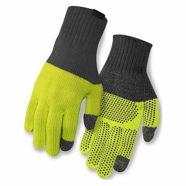 Zimní rukavice Giro GIRO KNIT MERINO WOOL, dlouhý prst, š...