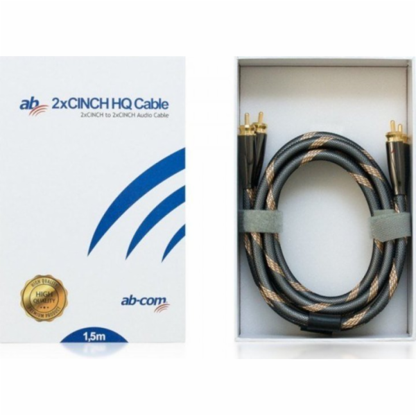 Kabel AB HQ 2xCINCH 1,5m