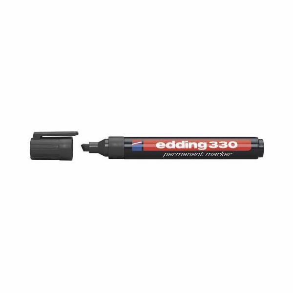 Edding Permanentní popisovač 330 zkosený hrot černý (EG1004)