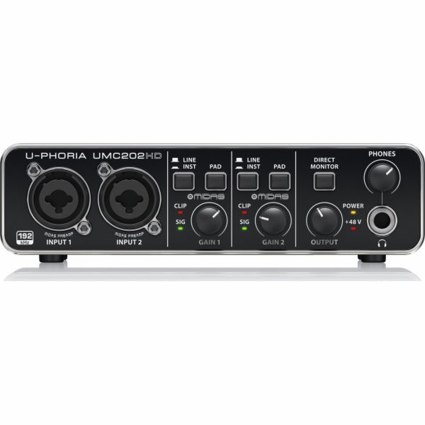 Behringer UMC202HD nahrávací audio rozhraní