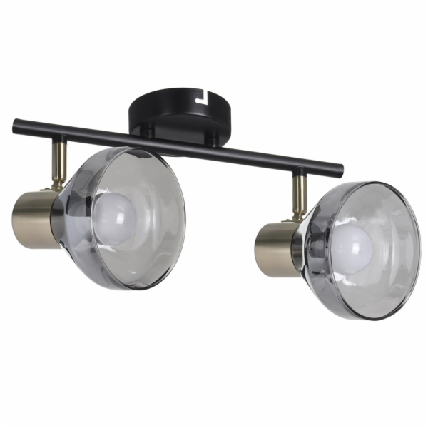 Activejet LISA double black and gold ceiling wall light s...