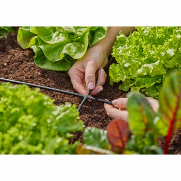 Micro-Drip-System příčný kus 4,6 mm (3/16), připojení