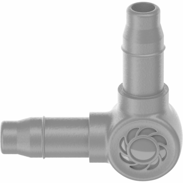 Micro-Drip-System L-kus 4,6 mm (3/16), připojení