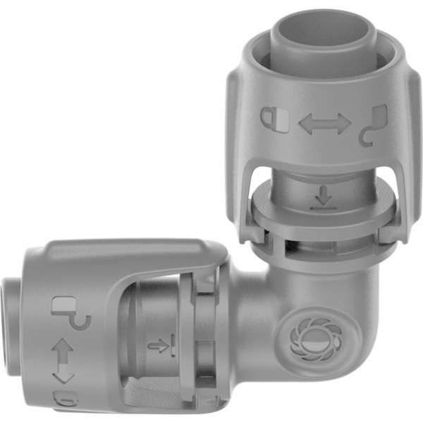 Micro-Drip-System L-kus 13mm (1/2), připojení