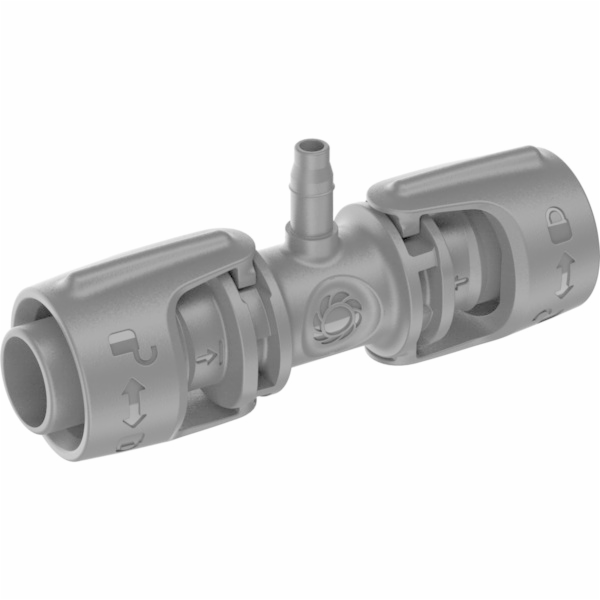 Micro-Drip-System T-kus 13mm (1/2) > 4,6mm (3/16), připojení