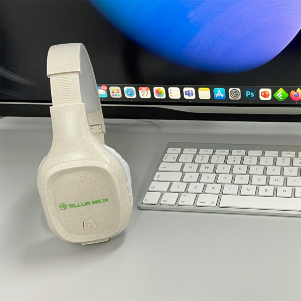 Tellur Green Bluetooth Over-Ear Headphones Pulse Foldable...