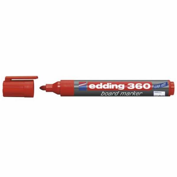 Edding Popisovač za sucha na bílé tabule 360 červený (EG1...