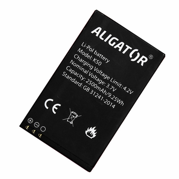 Baterie Aligator K50 eXtremo 2500 mAh Li-Pol
