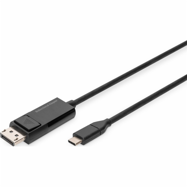 Digitus USB-C – DisplayPort USB kabel 2 m černý (AK-30033...