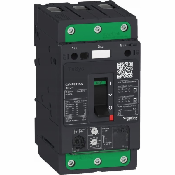Schneidere Schneider Tesys GV4PE115B Switch Magnetotermic...
