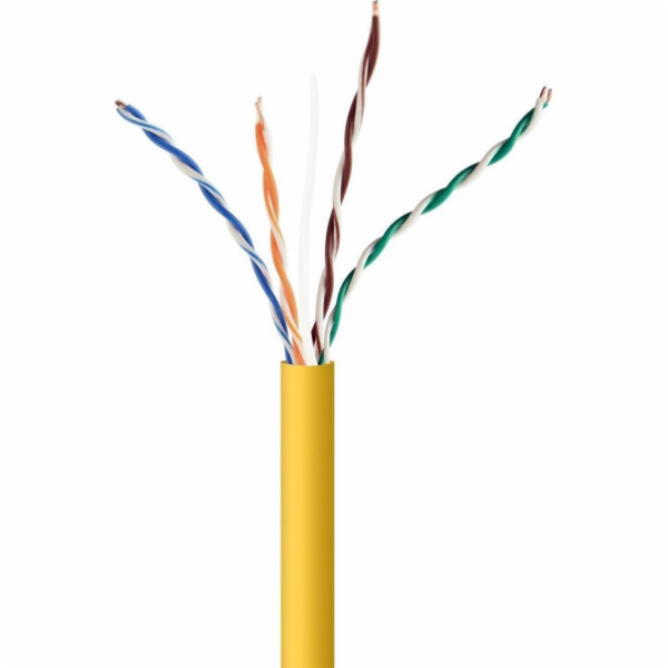 Gembird UPC-5004E-SOL-Y síťový kabel Žlutá 305 m Cat5e U/...