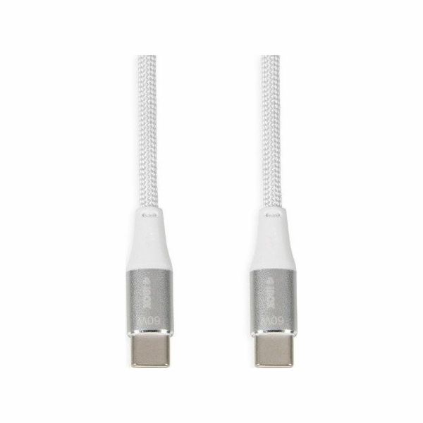 iBOX IKUTC USB-C kabel 60W 1m Bílý