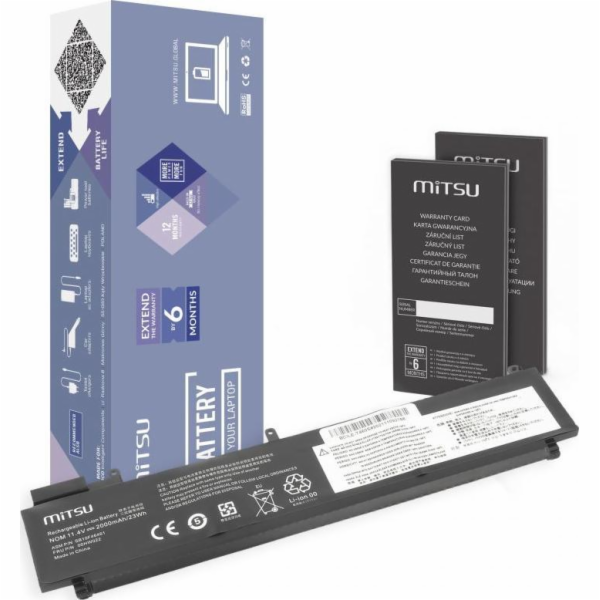 Bateria do Lenovo ThinkPad T460s, T470s - tylna bateria 2...