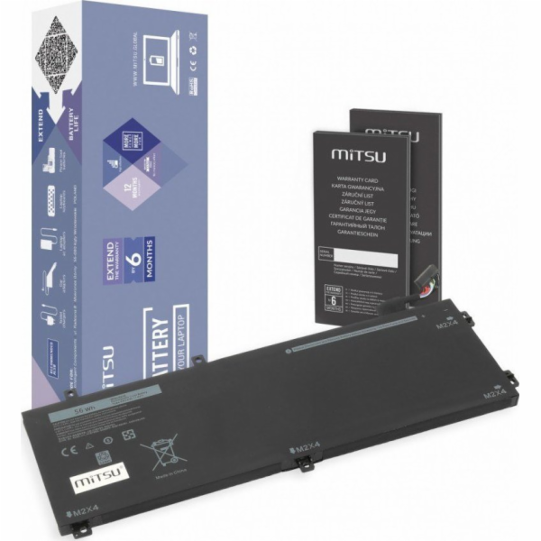 Battery Mitsu do Dell XPS 15 9550 - RRCGW 4910 mAh (56 Wh...