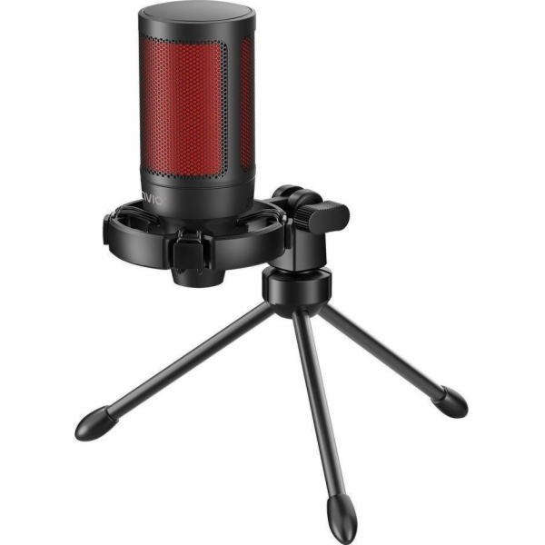 SAVIO wired gaming microphone with backlight tripod USB S...