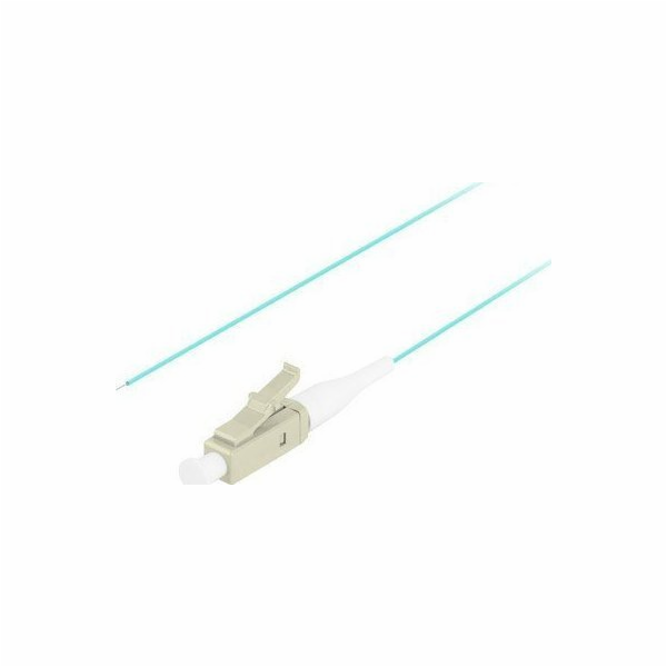Pigtail MM LC/UPC OM3 Easy Strip 50/125 2M aqua