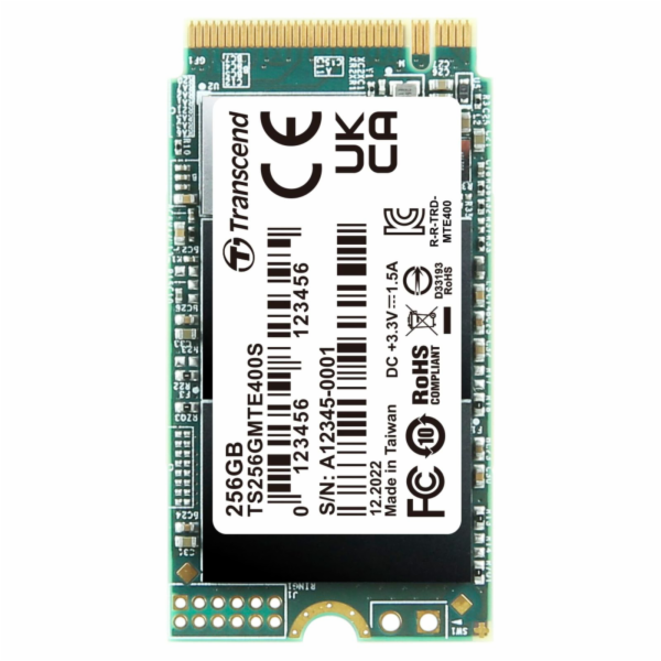 Transcend MTE400S - SSD - 256 GB - interní - M.2 2242 - P...