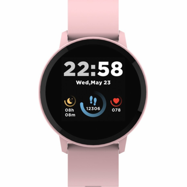 CANYON smart hodinky Lollypop SW-63 PINK, 1,3" IPS disple...