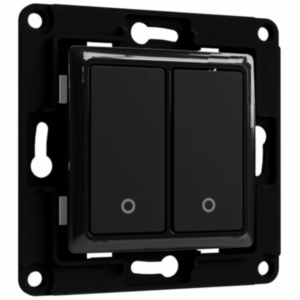 Shelly wall switch 2 button (Black)