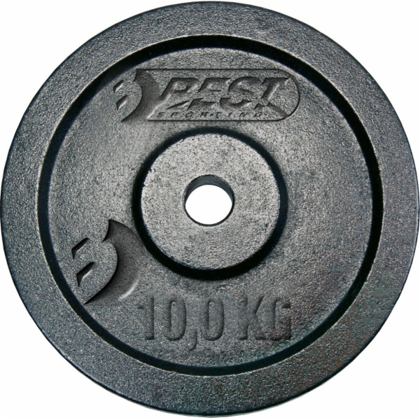 Nejlepší sportovní hmotnost Litina Černá 10 kg Fi 30 mm