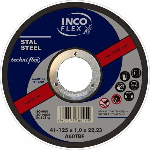 Inco Flex brusný kotouč typ 27 A24SBF 150 x 6 x 22,23 mm ...